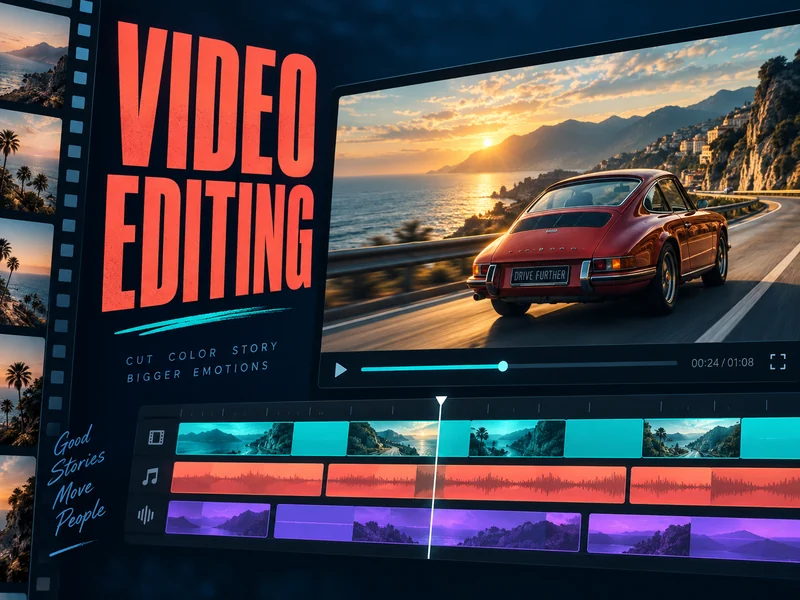 Video editing service preview